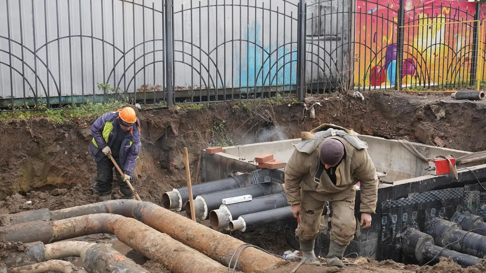В Павловском Посаде завершили ремонт теплосетей