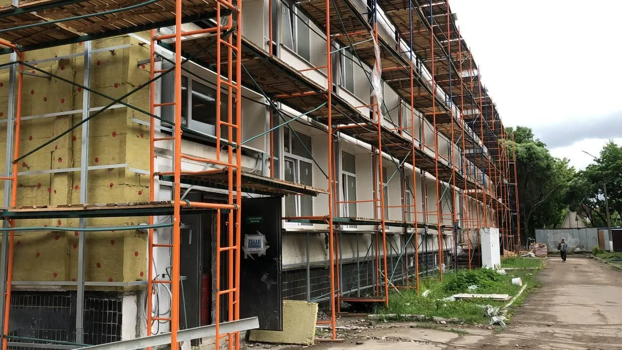 Капремонт школы № 12 в мкрн Павлино Балашихи завершен на 60%