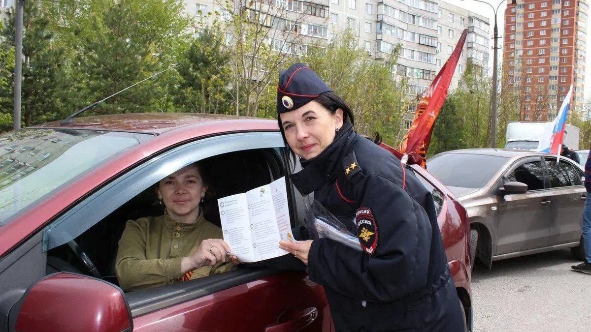 Праздничный автопробег ко Дню Победы прошел в Щелкове