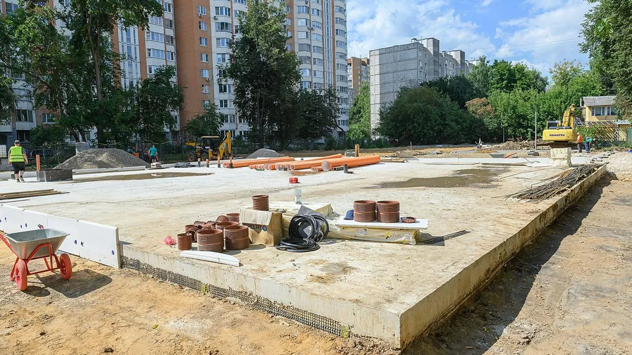 В Подольске продолжают строить фиджитал-центр на Рабочей улице