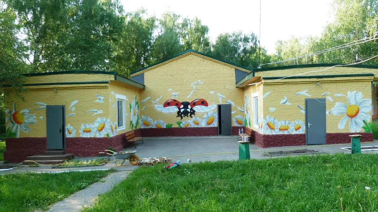 Детский оздоровительный лагерь в Подольске украсили граффити