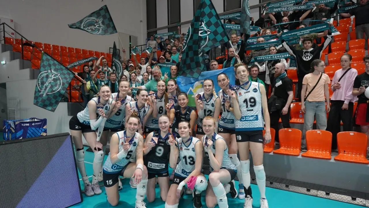 ВК «Заречье-Одинцово» завоевали бронзу чемпионата России среди женских команд суперлиги