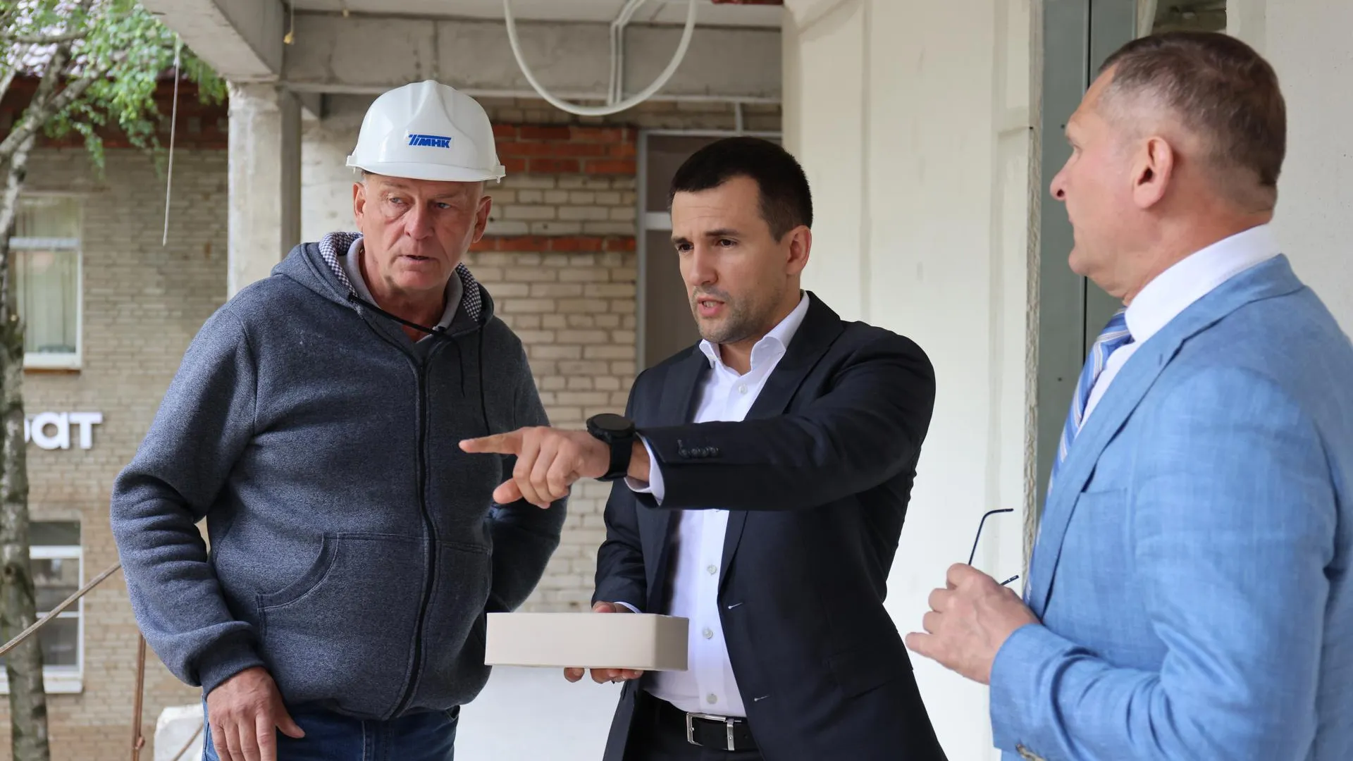 Строительство пристройки к поликлинике №1 в Реутове идет по графику