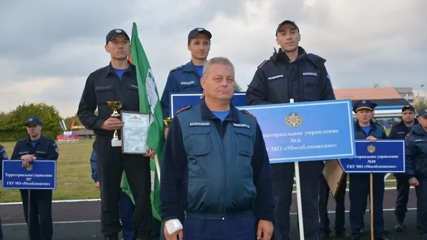 Начальник караула и пожарный ПСЧ Балашихи заняли 3 место на областном конкурсе
