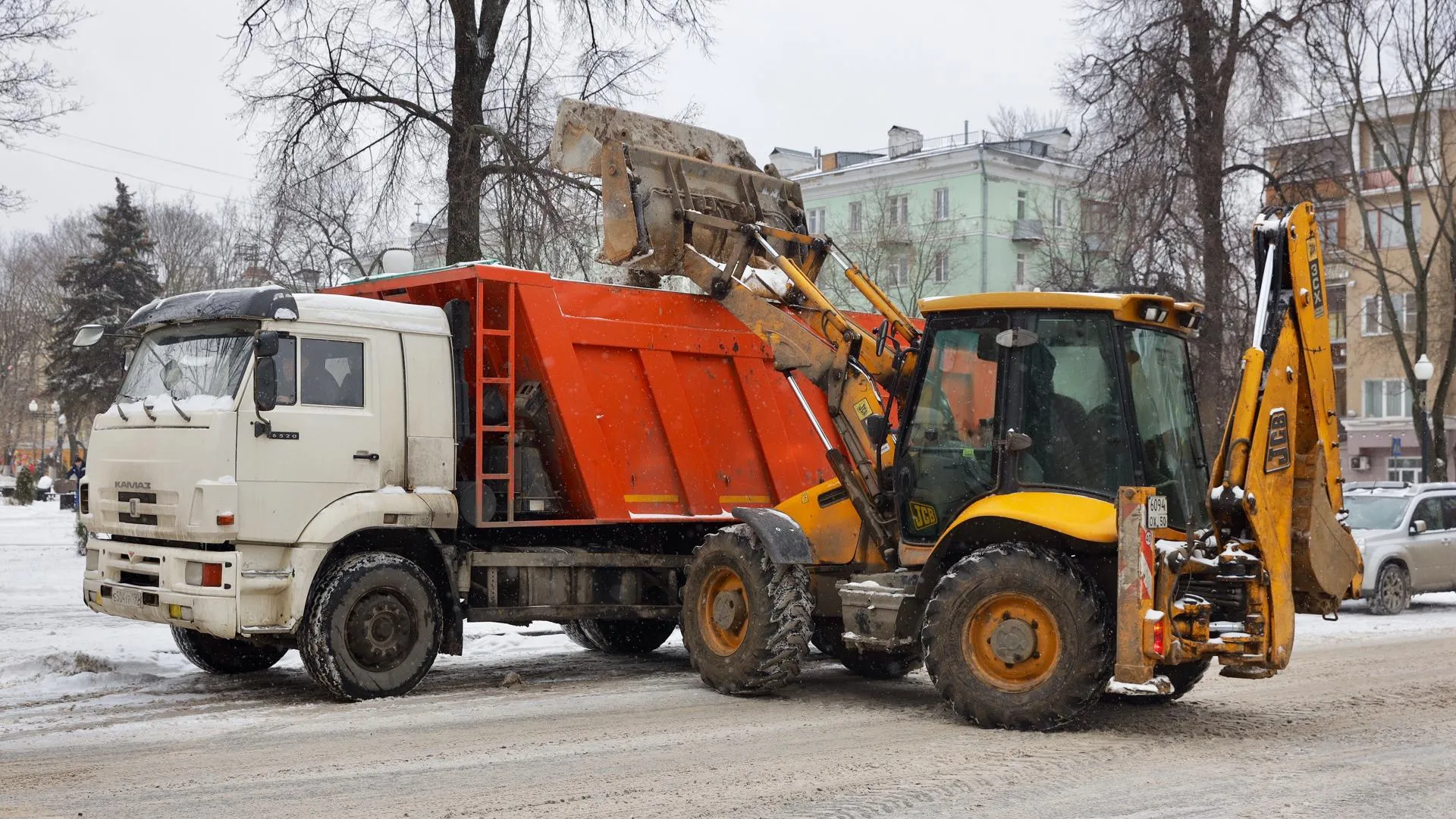 Около 4 тыс кубометров снега вывезли с территории Балашихи с начала зимы