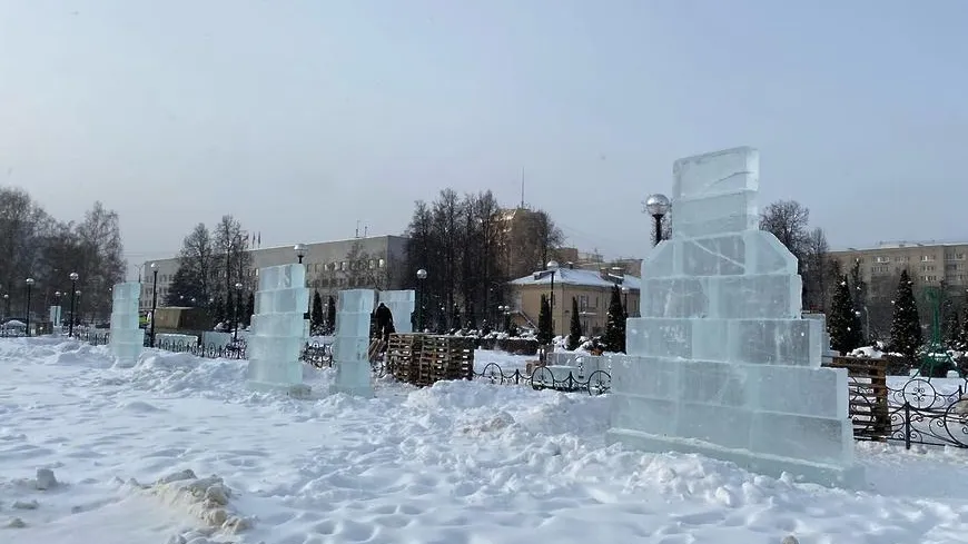 Скульптура Екатерины II откроет фестиваль ледовых скульптур в сквере Подольска