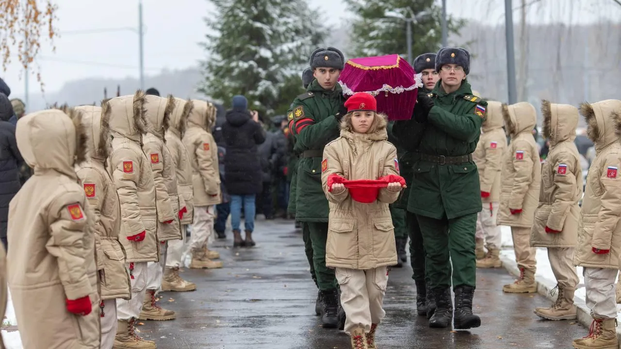 В Подмосковье провели захоронение 26 советских воинов