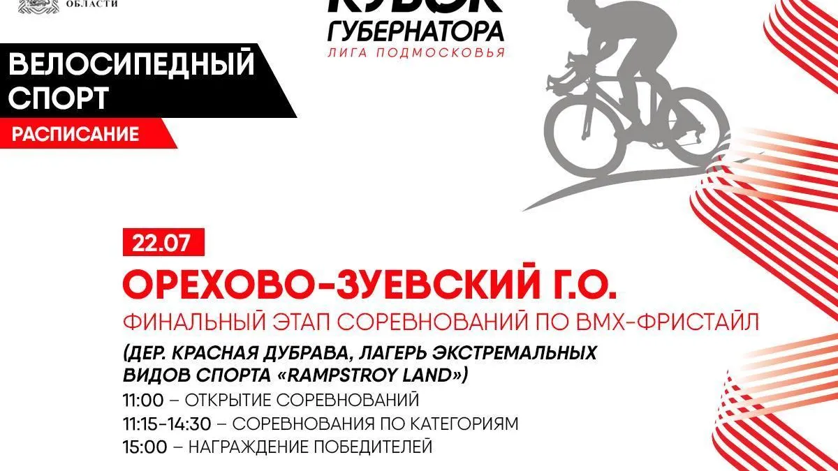 В Подмосковье определят сильнейших велосипедистов