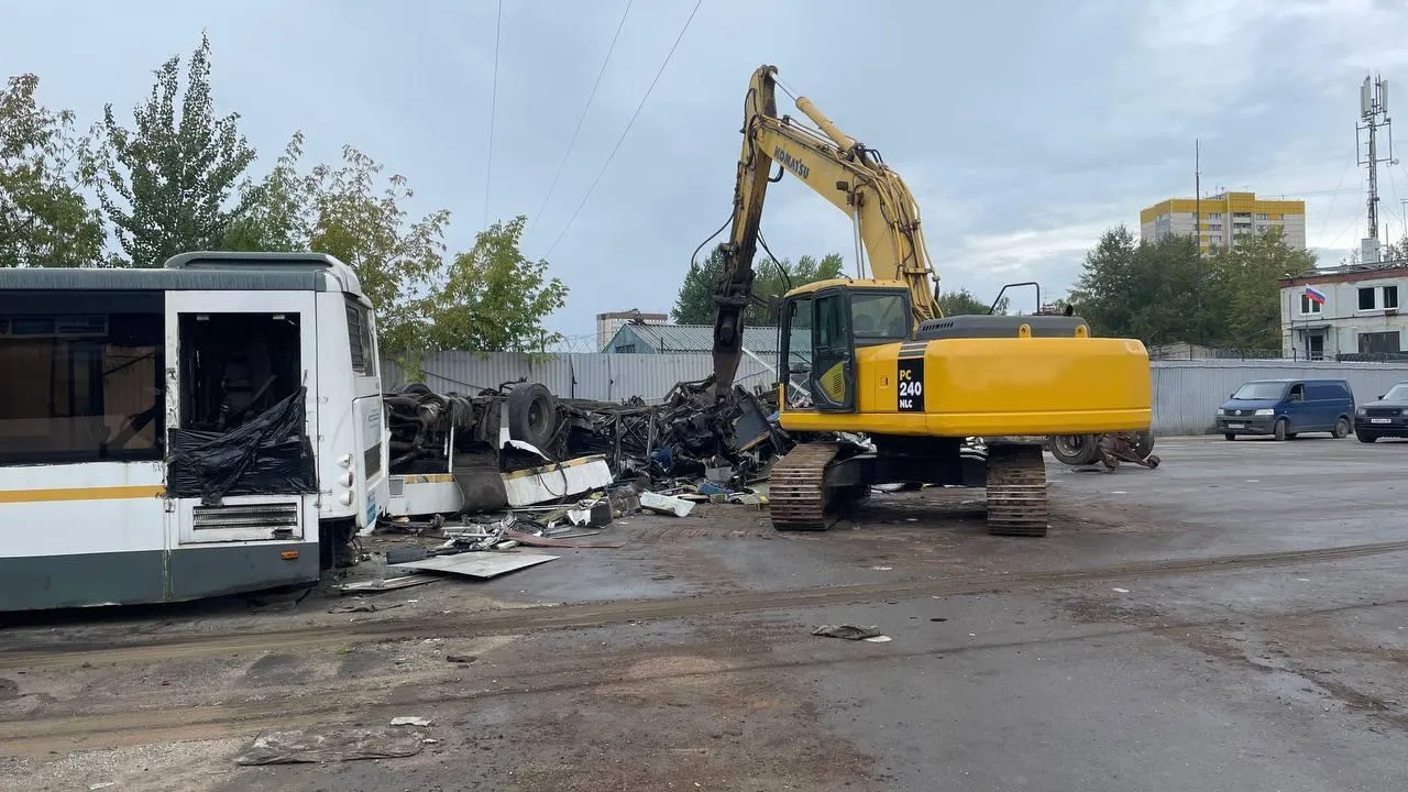 В Люберцах с начала года сдали на утилизацию 123 старых автобуса
