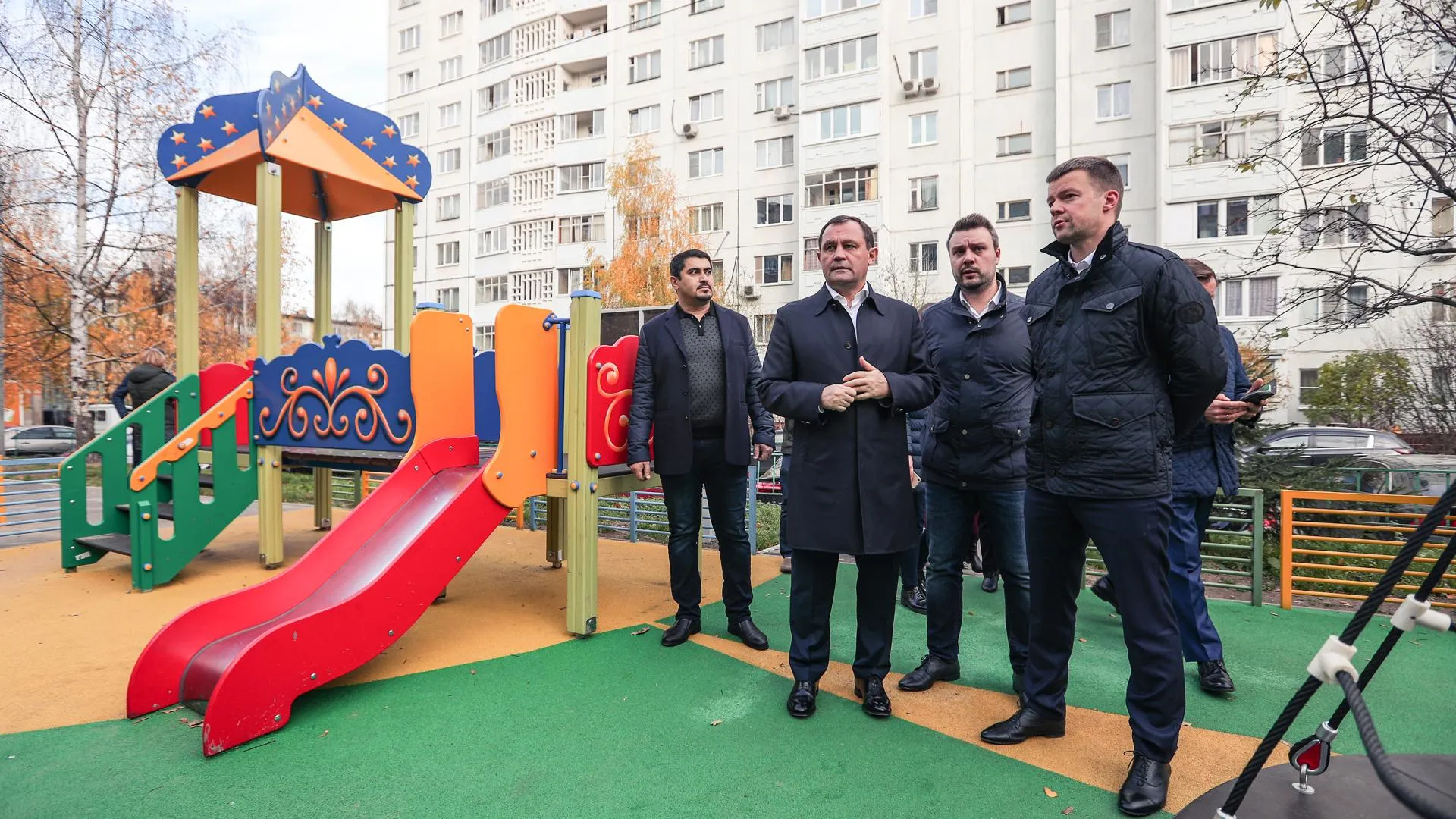 Площадки для сдачи норм ГТО появились в ходе благоустройства двора в Балашихе