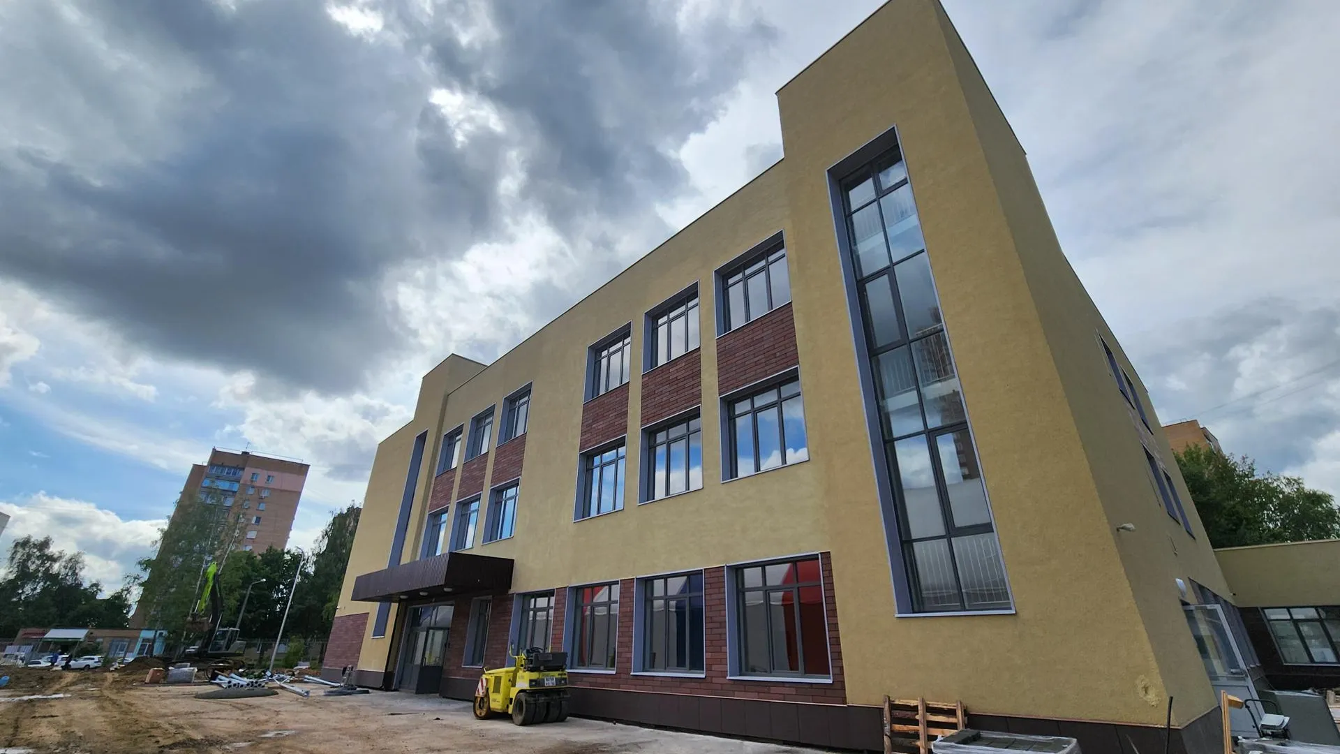 Пристройка к школе № 30 в Балашихе готовится к встрече учеников в День Знаний