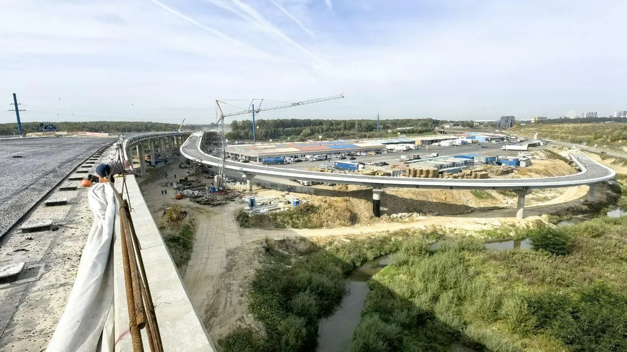Южно-Лыткаринская автодорога готова на 75%