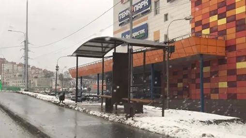 Автобусную остановку возле развязки двух шоссе в Красногорске перенесли на новое место