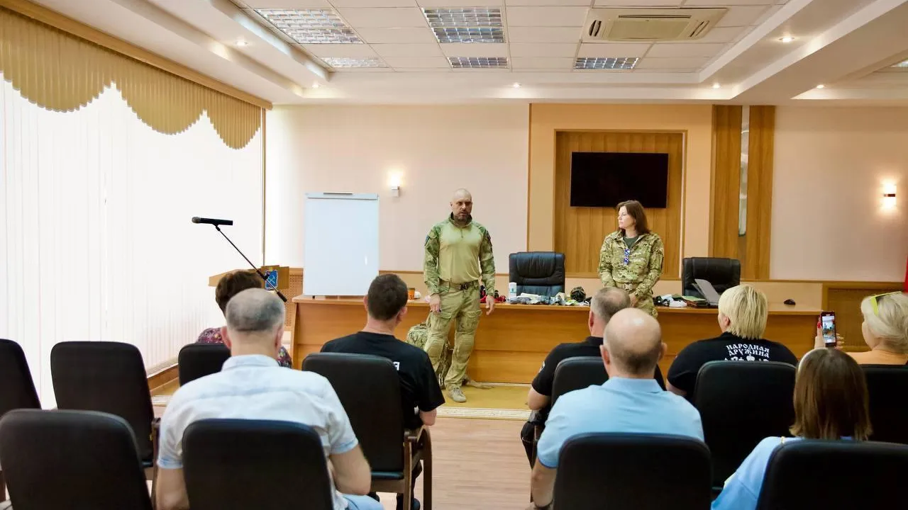 Основам тактической медицины обучили дружинников Подольска