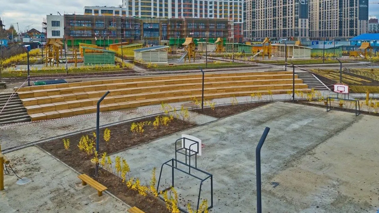 В ЖК «1-й Донской» Ленинского округа строят детский сад на 300 мест