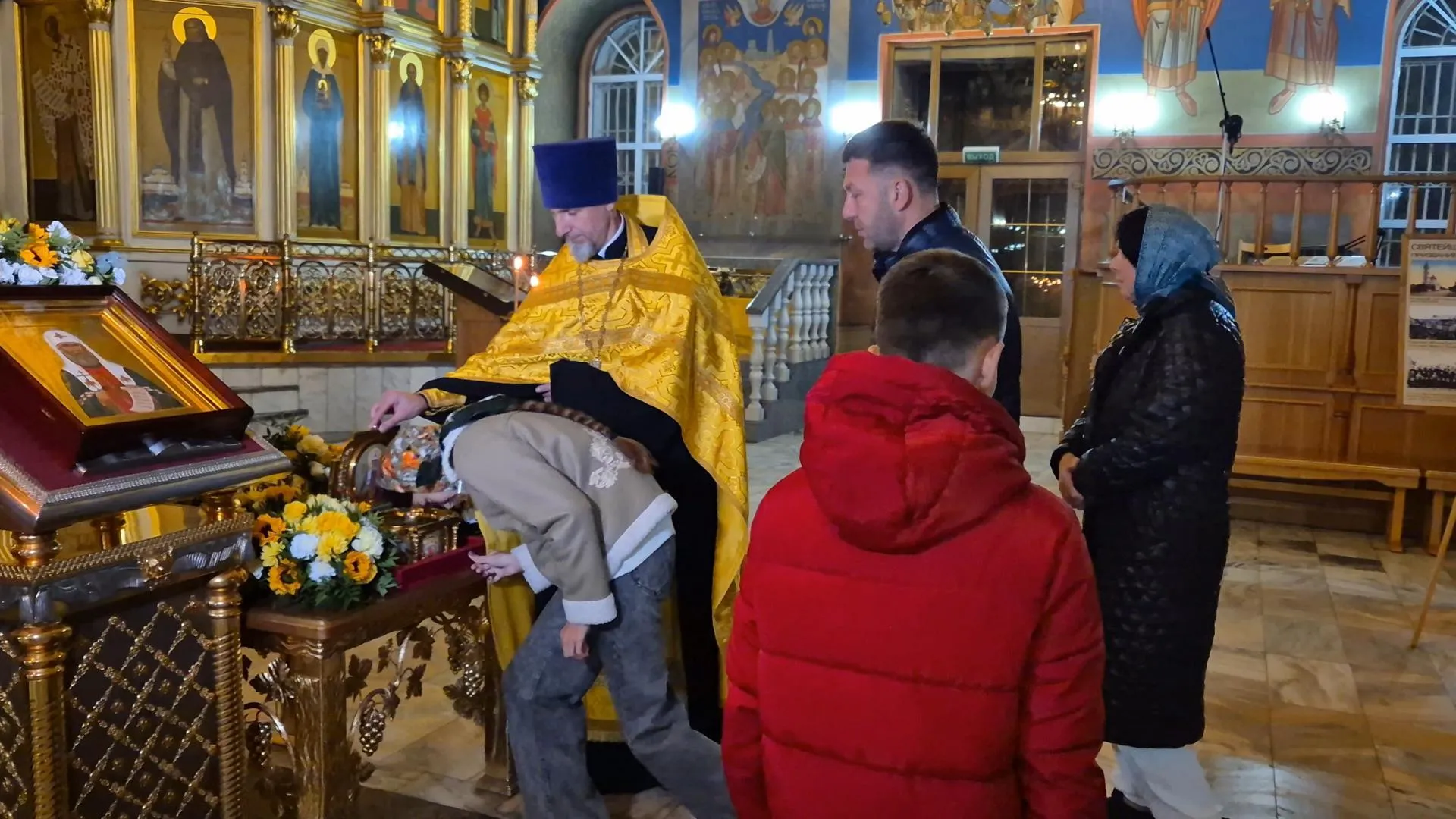 Мощи святителя Тихона прибыли в Богоявленский собор Ногинска