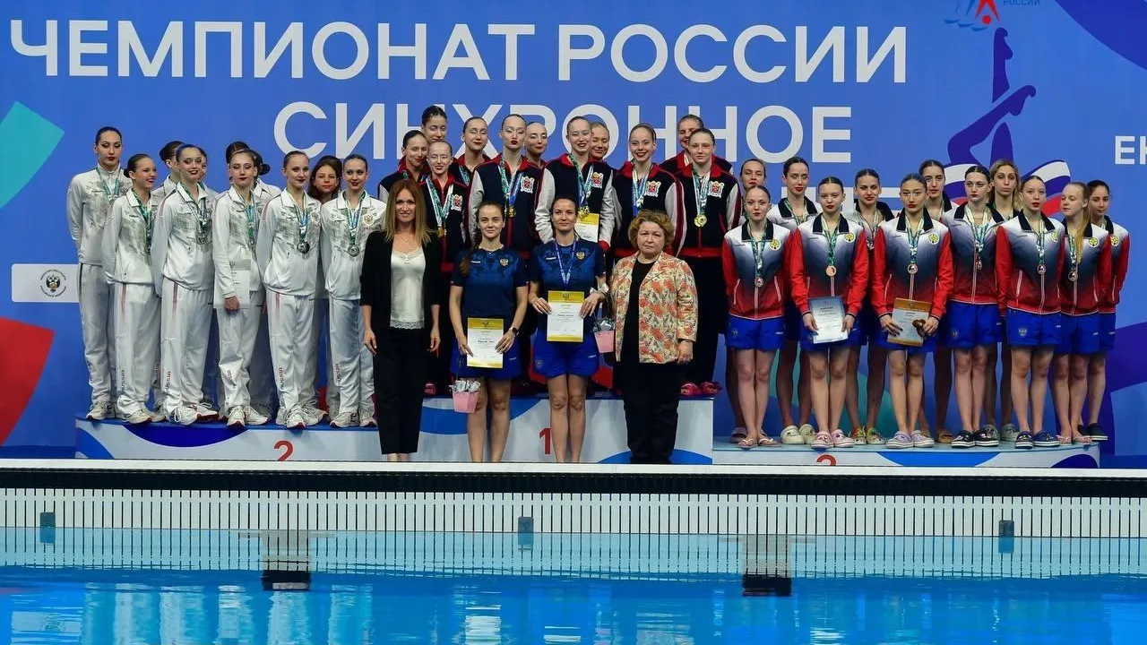 Сборная Подмосковья стала бронзовым призером ЧР по синхронному плаванию