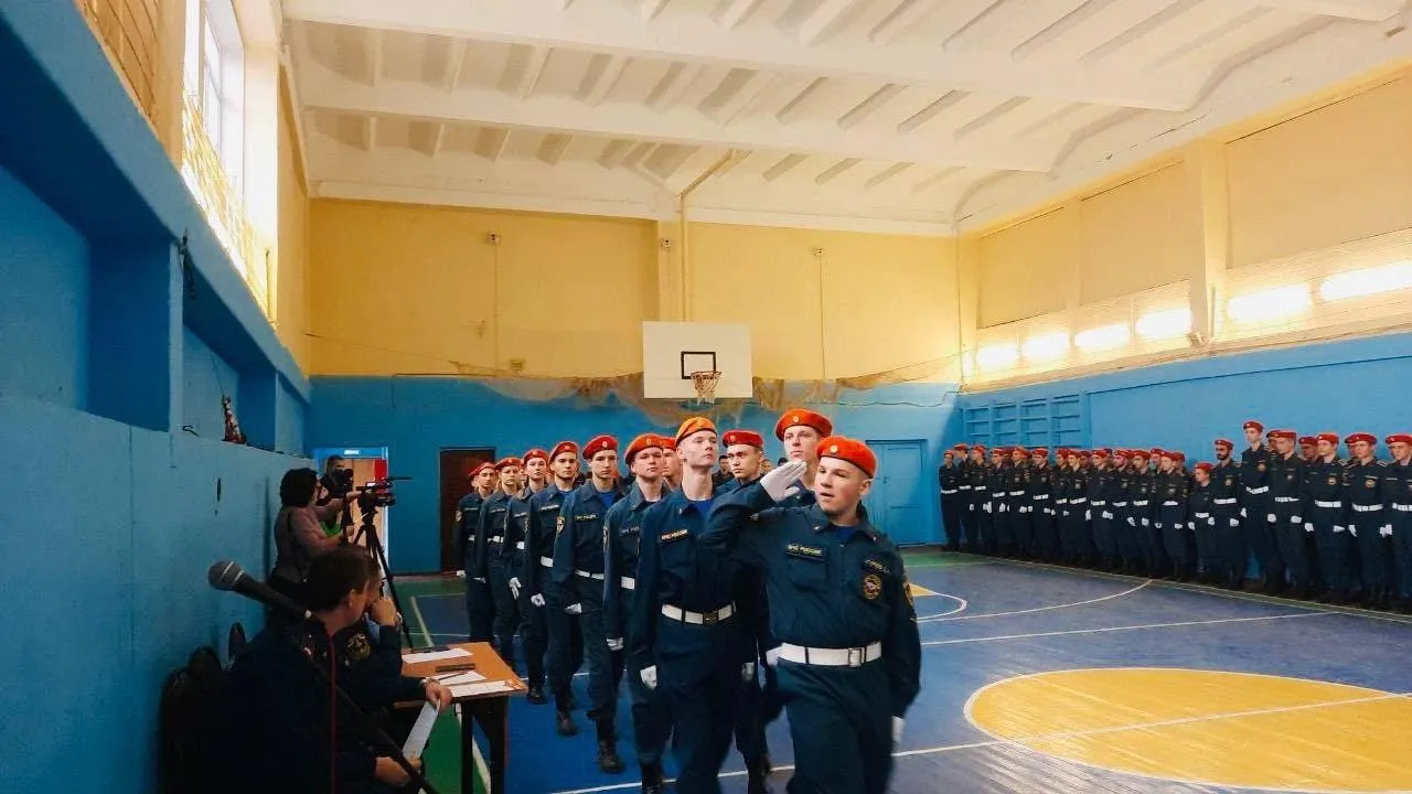 Посвящение в курсанты прошло в колледже «Московия» Подольска