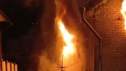 Пожарные Подмосковья потушили возгорание бани в округе Ступино