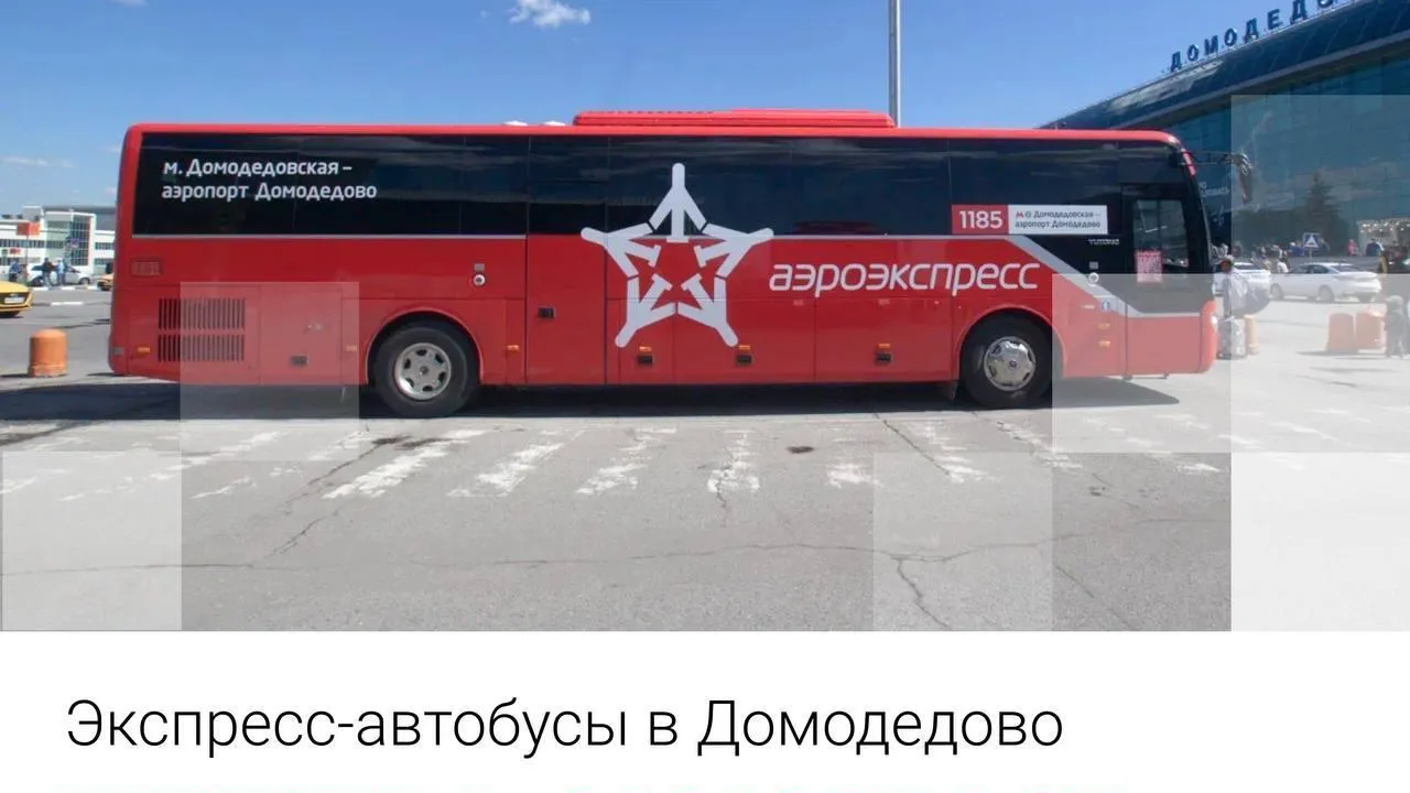 Экспресс‑автобусы до аэропорта Домодедово теперь курсируют каждые 15 мин