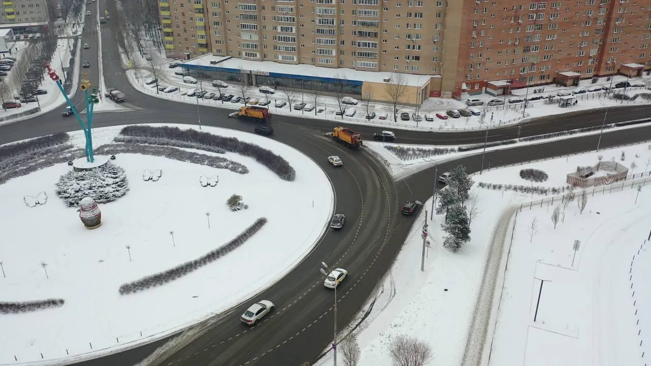 Загруженность подмосковных дорог во вторник утром составляет 4 балла