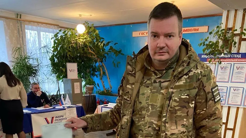 Депутат из Балашихи проголосовал на передовой в зоне СВО
