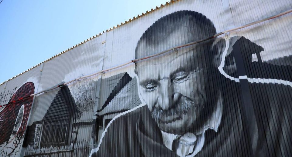 В Сергиево-Посадском округе появилось граффити, посвященное народному промыслу