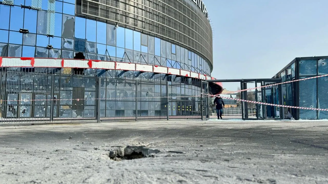 Губернатор Гладков: «Белгород Арена» получила повреждения после атаки ВСУ