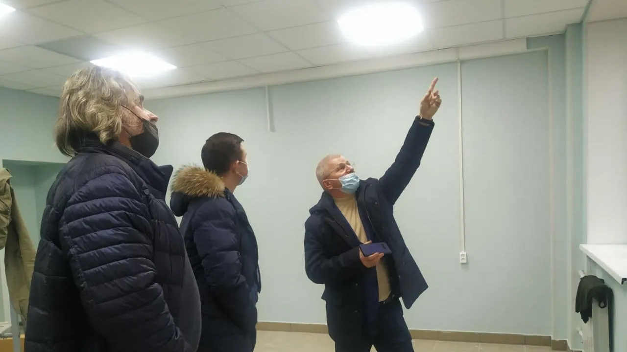Чистовую отделку помещений начали в здании Подольской станции скорой помощи
