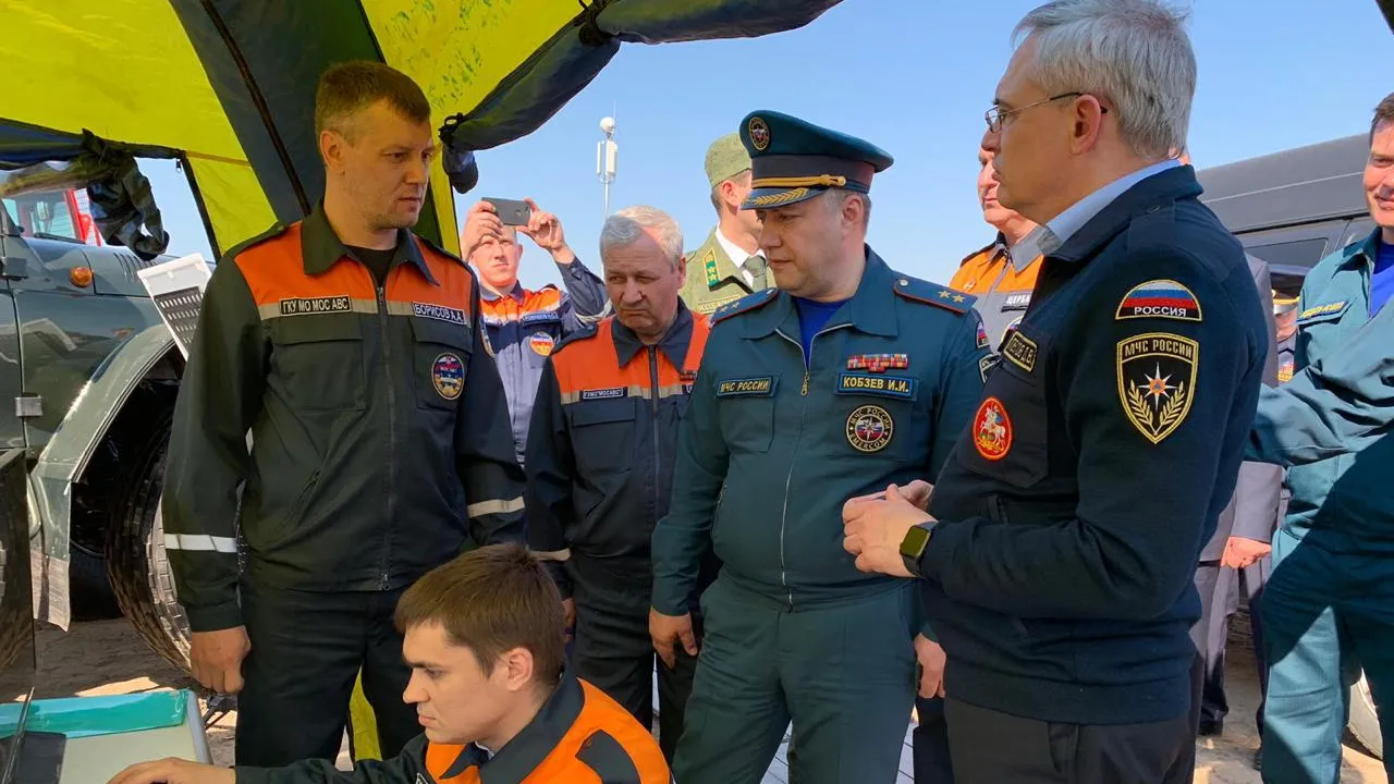 Готовность сил и средств к прохождению пожароопасного периода проверили в Подмосковье