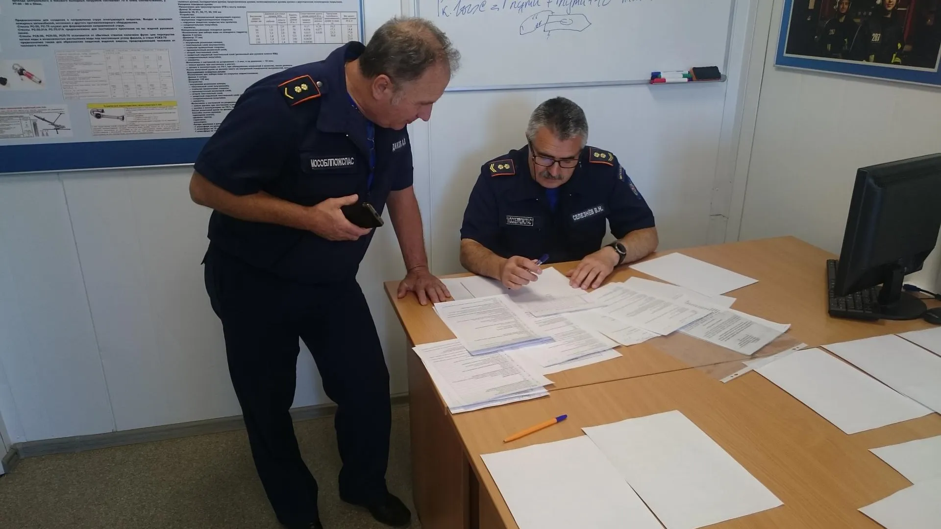 В Подольском теруправлении «Мособлпожспас» начались испытания спасателей