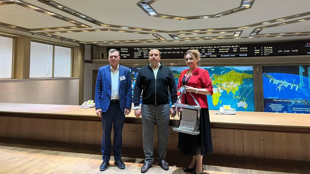 Летчик-космонавт Олег Кононенко проголосовал с МКС на выборах в Королеве