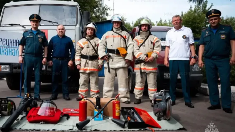 В Люберцах на водоканале создали добровольную пожарную команду