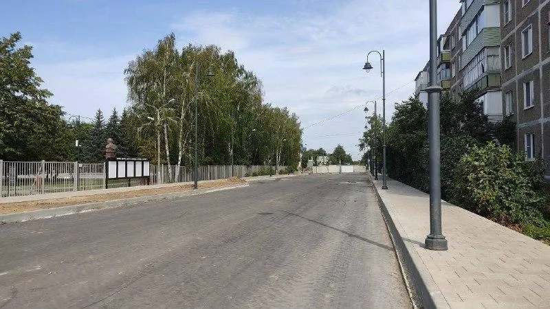 Почти на 40% выполнено благоустройство на Советской и Октябрьской улицах в Зарайске