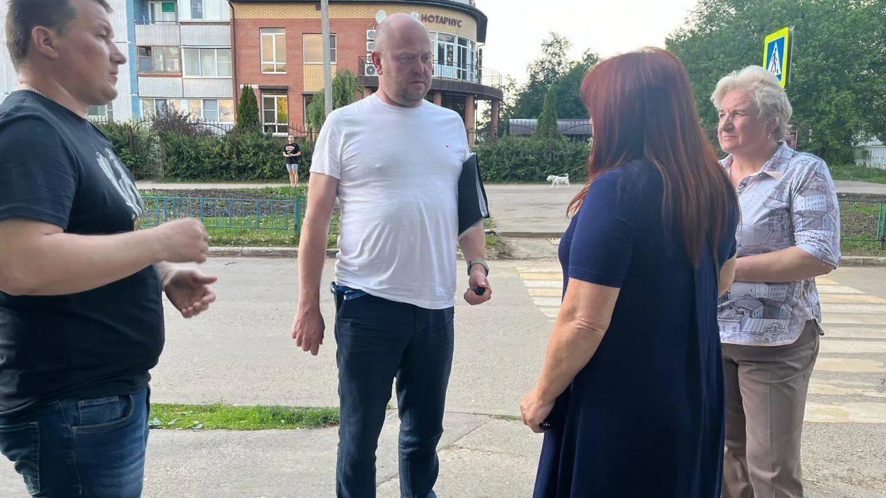 В Лобне провели встречу с жителями улицы Чехова