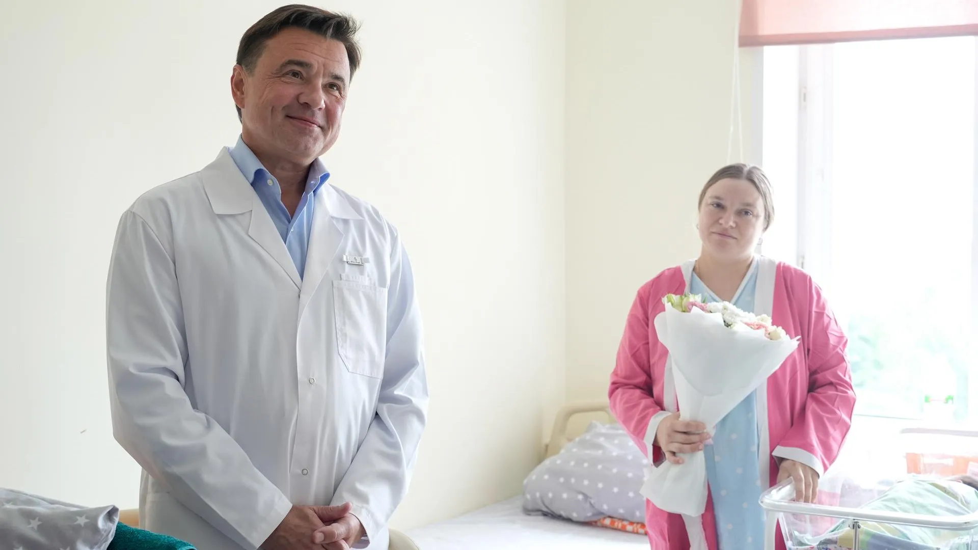 Воробьев дал старт строительству нового корпуса перинатального центра в Видном