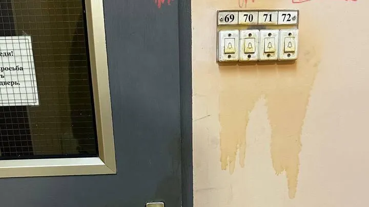 Агрессивная соседка распылила перцовку на дверь молодой блогерши