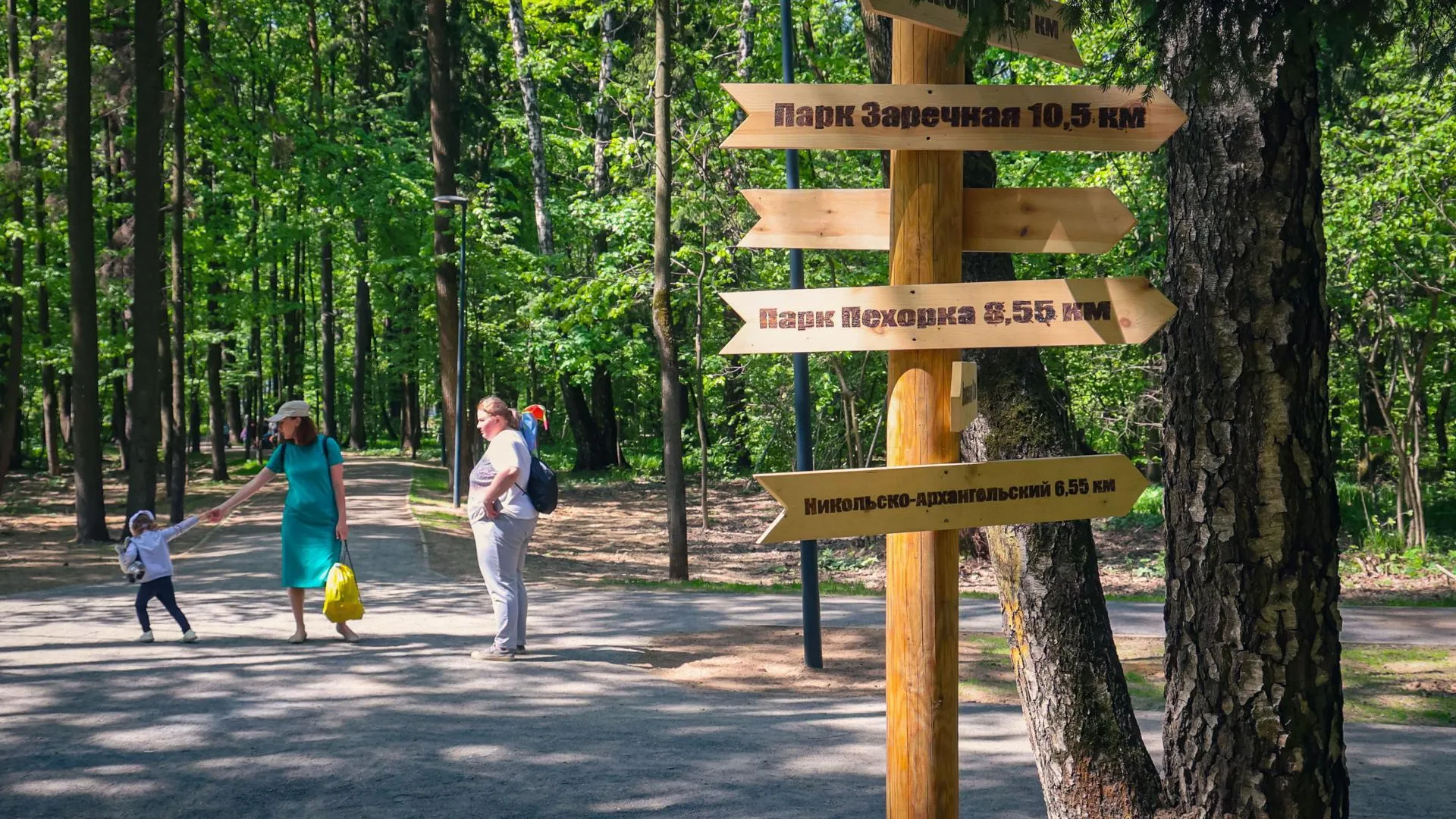 Более 4,5 млн человек посетили парки Балашихи за полгода