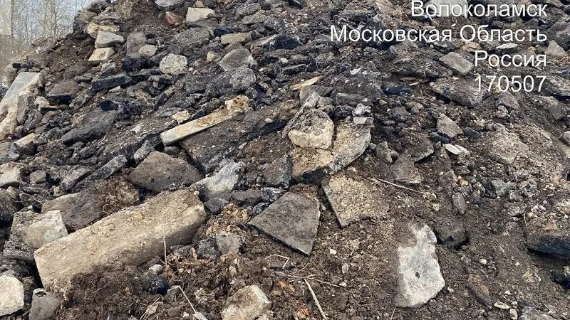 Ущерб от незаконной свалки в Волоколамском округе оценили в 16 млн рублей