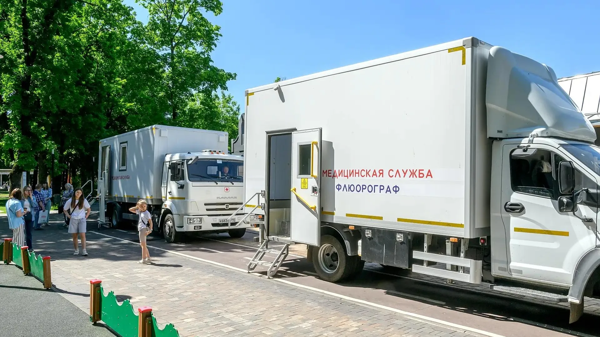 В парке имени Талалихина открылся сезон летней диспансеризации