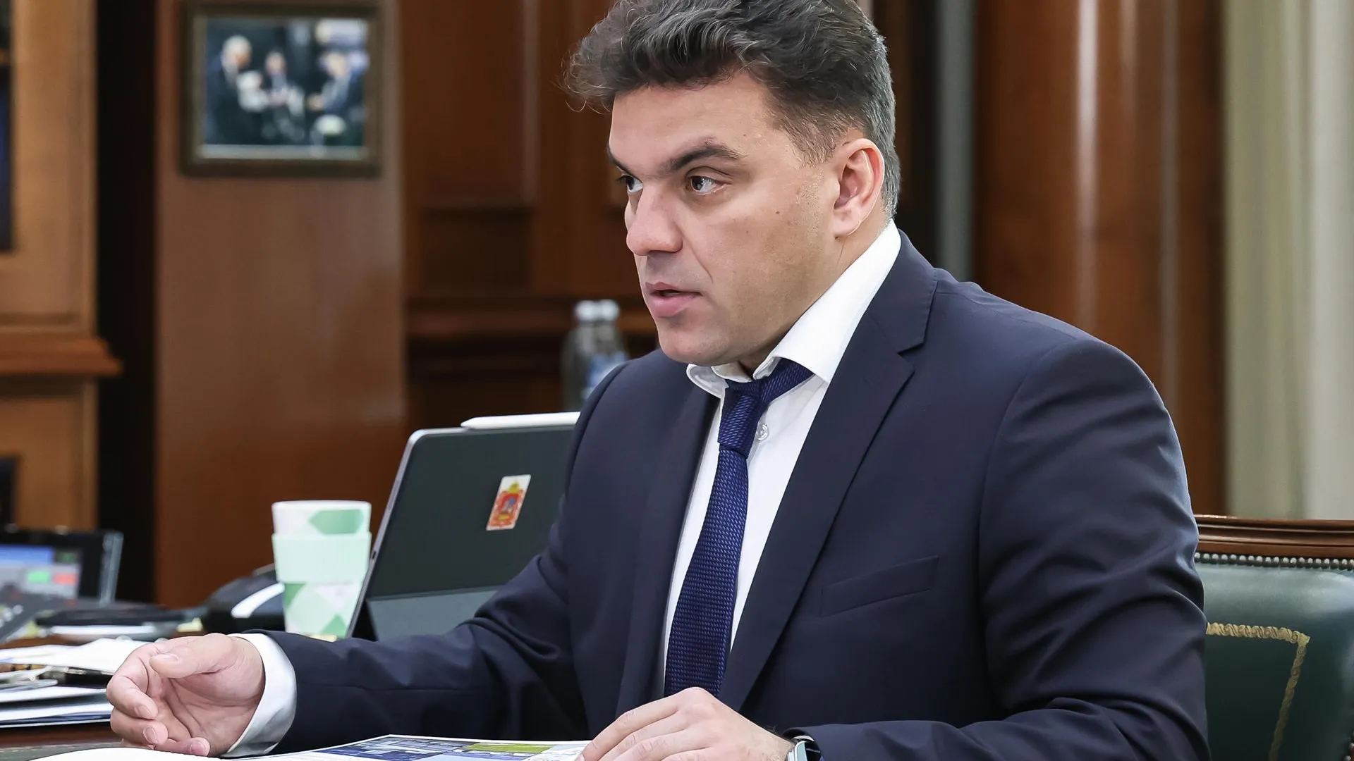 Мордвинцев доложил Воробьеву о развитии инфраструктуры ЖКХ в Можайском округе