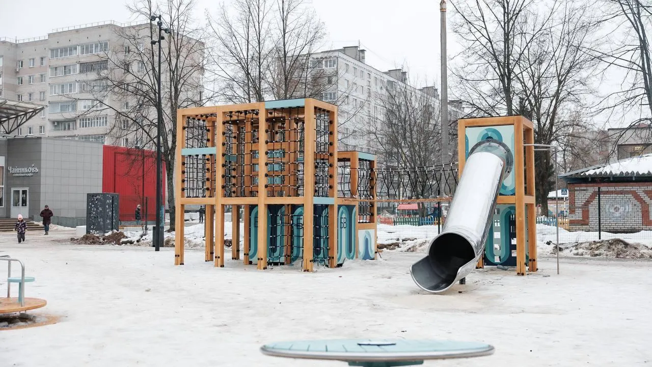 В сквере имени Журавлева в Дубне завершены основные работы по благоустройству