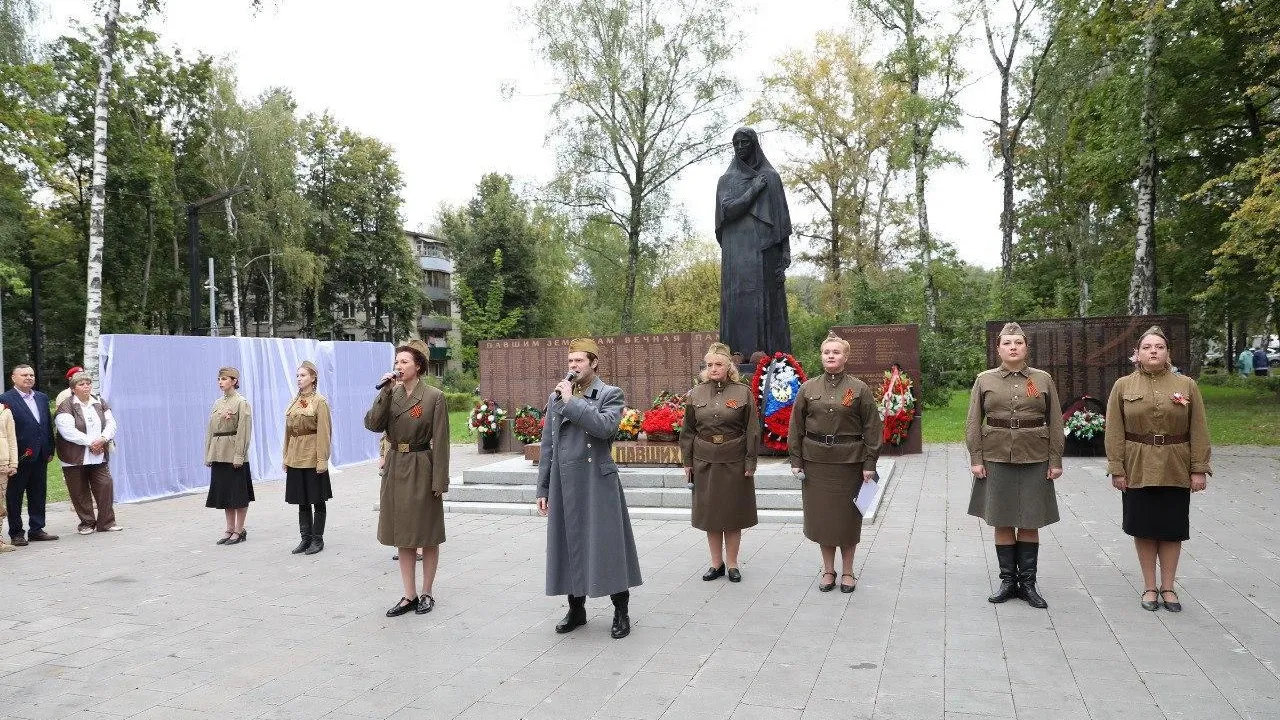 В Долгопрудном открыли памятник детям войны и труженикам тыла