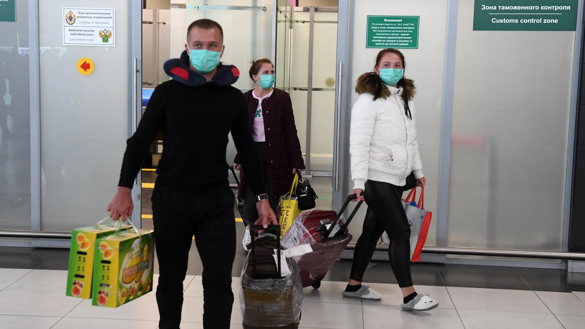 Сообщения о симптомах коронавируса у пассажирки в Шереметьеве не подтвердились