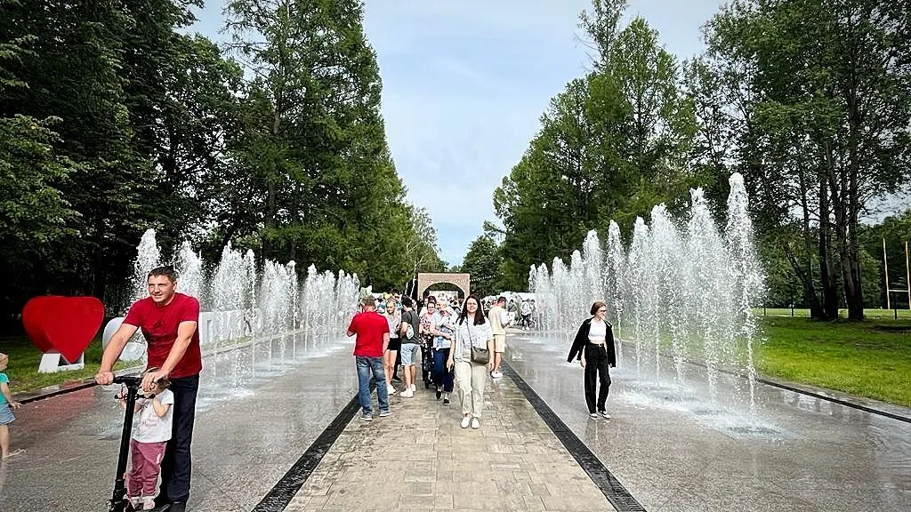В Ступине открыли парк Островского