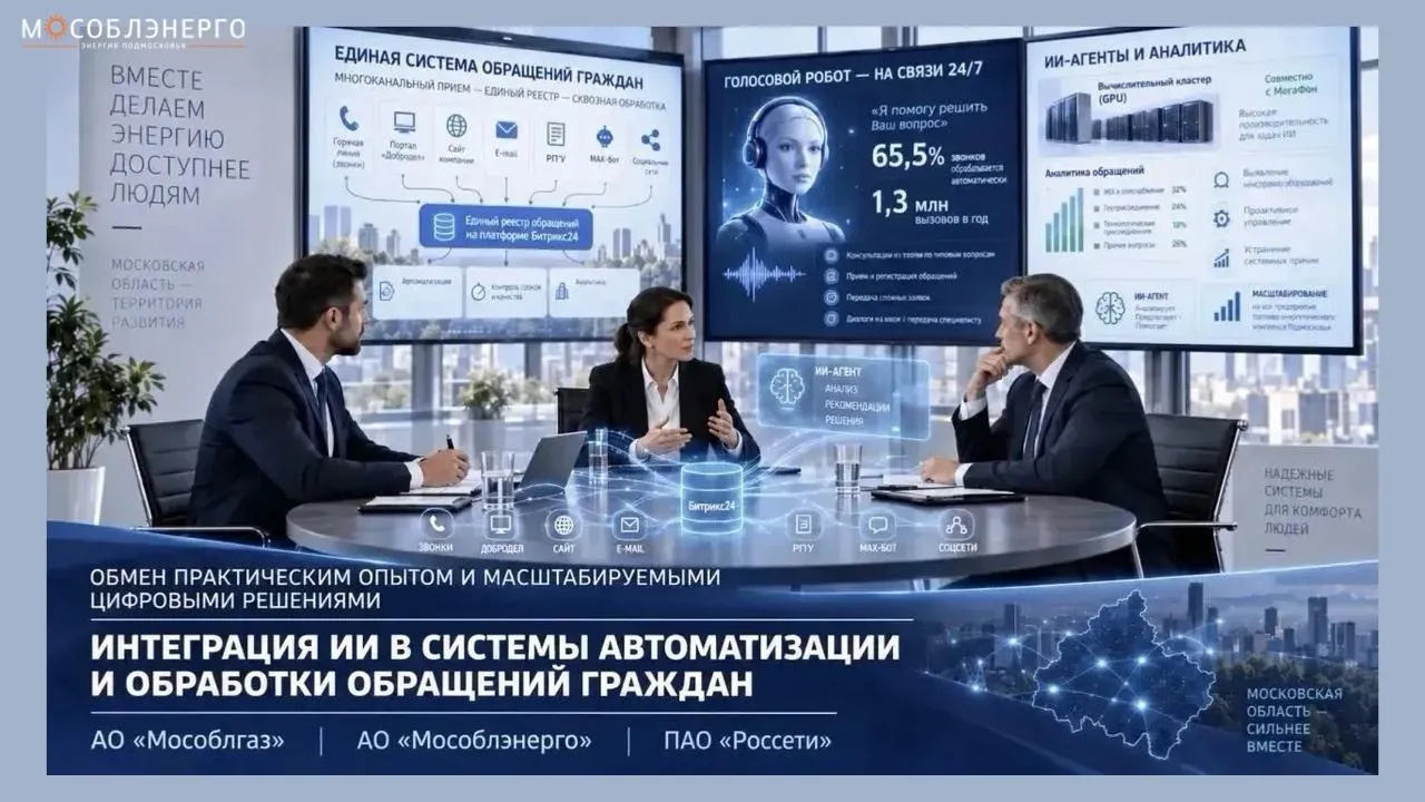 Компании Подмосковья обменялись опытом автоматизации обращений