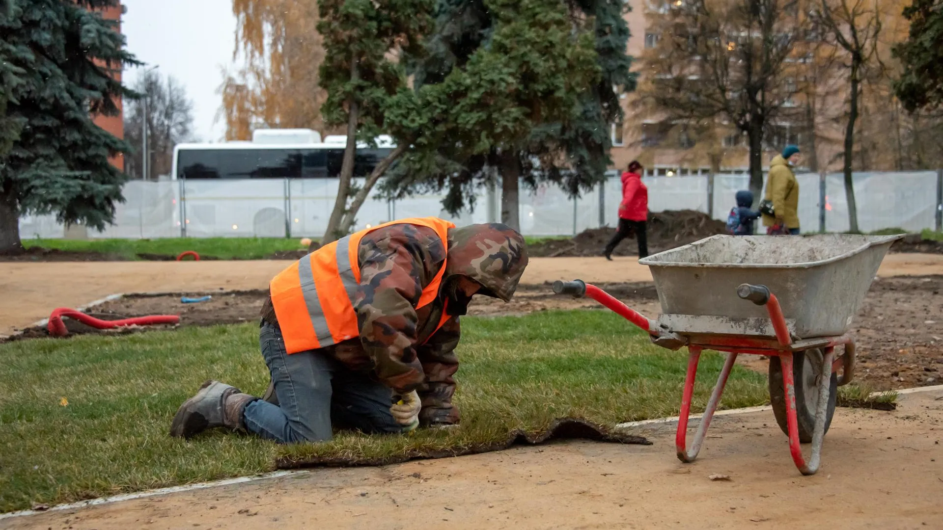 Благоустройство Торговой площади в Истре могут завершить в начале лета