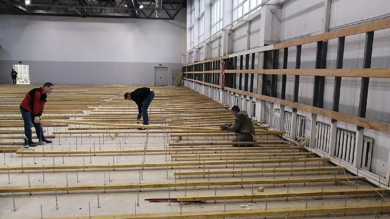 Ремонт спортивного клуба «Ирида» в Подольске завершат до конца декабря