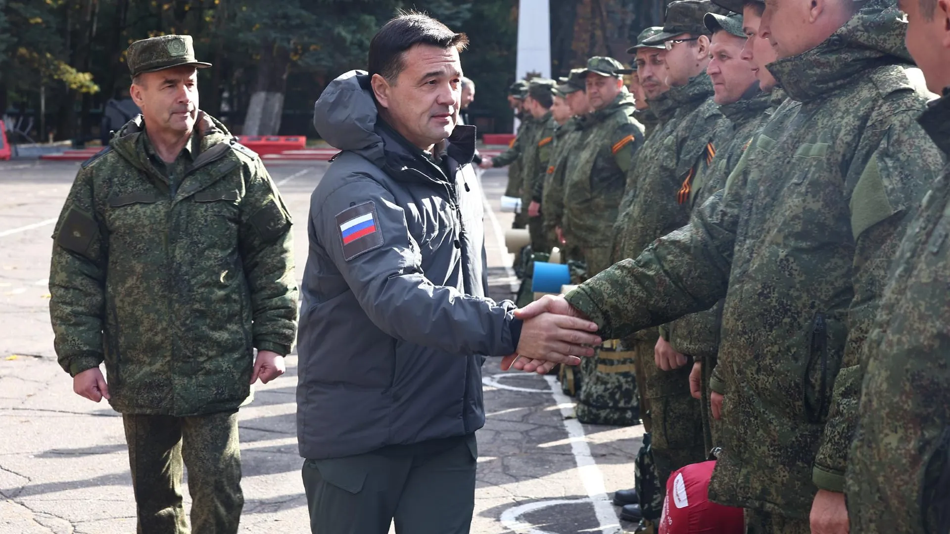 Андрей Воробьев: Мы стараемся создавать достойные условия для подготовки мобилизованных