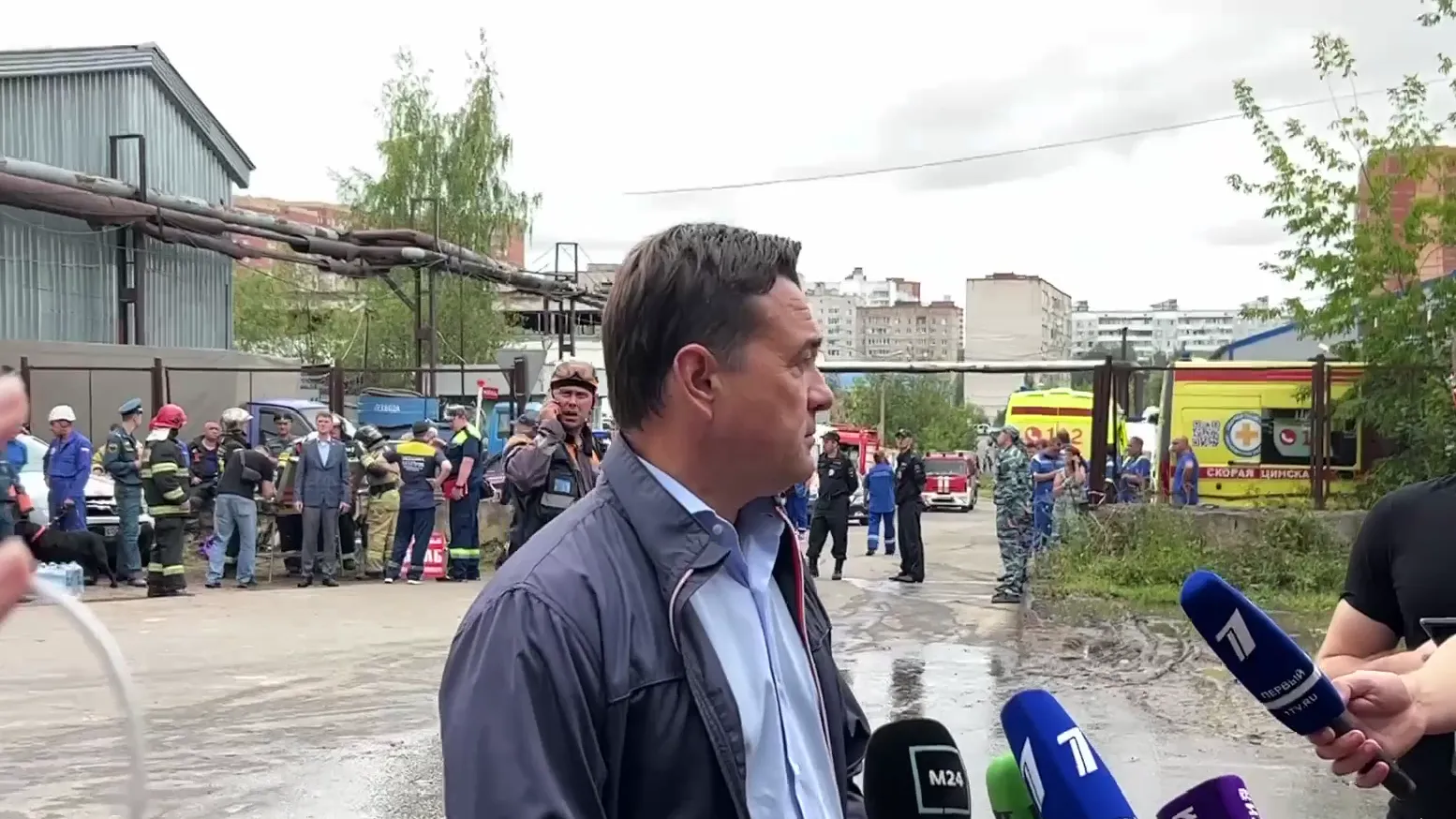 Андрей Воробьев рассказал о поиске людей под завалами на месте взрыва в Сергиевом Посаде
